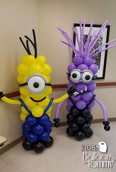 Minion Birthday Party Balloons, Minion Balloon Bouquet, Balloons By Tommy, Minion Party Decor, Minion Balloon Garland, Minion Balloon Arch, Minion Birthday Party Decorations Diy, Minion Birthday Ideas, Minons Birthday Party Ideas