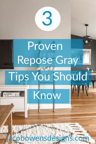 Repose Gray: 3 Proven Tips To Know Repose Gray Paint, Gray Paint Colors Sherwin Williams, Repose Gray Sherwin Williams, Accent Wall Colors, Repose Gray, Accent Colors For Gray, Open Concept Home, Sherwin Williams Paint Colors, Grey Paint Colors