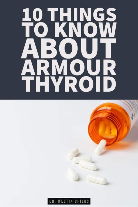 Are you interested in using Armour thyroid? If so, here are 10 things you should know BEFORE using it. Armour thyroid is a thyroid medication that falls into the class of natural desiccated thyroid or NDT thyroid medication for short. Armour thyroid is one of the better thyroid medications (though not the best) compared to other medications such as Nature-throid, NP thyroid, and WP thyroid. Learn what sets Armour thyroid apart, who should use it, and how to use it correctly here. Dr Childs, Low Thyroid Remedies, Thyroid Remedies, Thyroid Healing, Low Thyroid, Hashimotos Disease, Thyroid Medication, Healing Waters, Thyroid Hormone