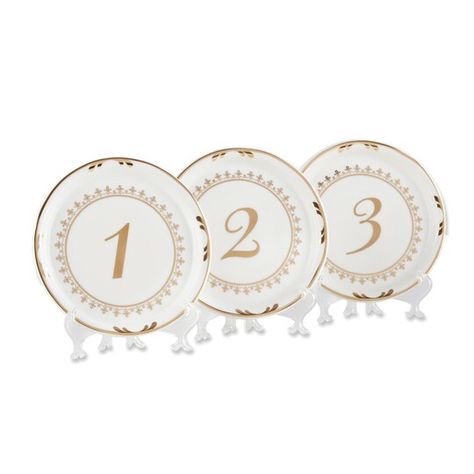 Unique Table Numbers Wedding, Dinner Party Table Settings, Table Number Place Cards, Chelsea Wedding, Wedding Shower Decorations, Bridal Shower Inspiration, Party Table Settings, Tea Party Decorations, Birthday Party Tables