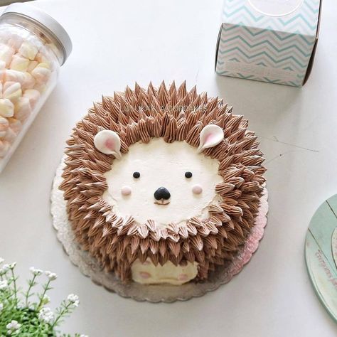 Hedgehog cake | Pinterest: Natalia Escaño Porcupine Cake, Hedgehog Cupcake, Sloth Cakes, Sonic The Hedgehog Cake, Hedgehog Cake, Cake Liner, Hedgehog Birthday, Quinceanera Cakes, Nutella Cake