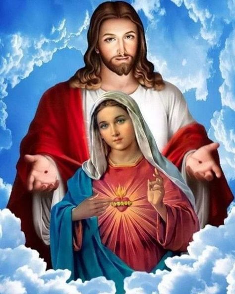 Images Emoji, مريم العذراء, Mary Pictures, Jesus Our Savior, Jesus Mother, Mother Mary Images, Cross Pictures, Catholic Pictures, Jesus Christ Painting