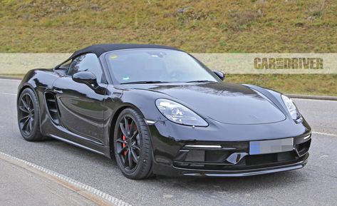 2019 Porsche 718 Boxster Spyder Spy Photos | News | Car and Driver Porsche Boxster Spyder, Boxster Spyder, 718 Boxster, Porsche 718 Boxster, Porsche Sports Car, Fast Sports Cars, New Porsche, Car Goals, Porsche Boxster