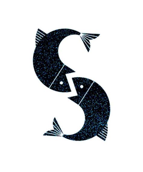 Fish Typography, Fish Illustration Design, Fish Graphic Design, S Typography, Cover Ups Tattoo, Fish Illustrations, The Letter S, Fish Graphic, Fish Illustration