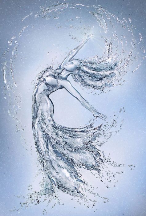 The Water Woman Poem by Uma Ram - Poem ... Water Images, Robot Sculpture, Water Spirit, Water Drawing, 3d Modelle, Water Ripples, Water Element, Water Art, 3d Artwork