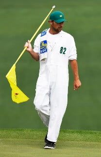 How To Dress Like Masters Caddy Masters Caddy Halloween Costume, Masters Costume Golf, Golf Caddie Outfit, Caddy And Golfer Costume, Golf Caddy Halloween Costume, Masters Caddy Costume, Golf Caddy Costume, Caddy Costume, Golf Halloween Costume