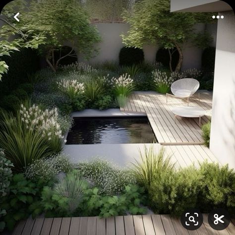 Minimalistic Garden Design, Small Courtyard Ideas, Minimalistic Garden, Courtyard Modern, Modern Zen Garden, Minimal Garden, Small Backyard Ponds, Small Courtyard Gardens, Courtyard Gardens Design