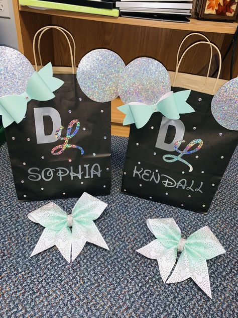 Disney Summit Cheer Gifts, Disney Cheer Gifts, D2 Summit Cheer Gifts, Summit Cheer Gifts, Cheer Nationals Gifts, Cheer Disney, Cheer Summit, Cheer Swag, Disney Gift Bags