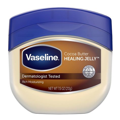 Vaseline Cocoa Butter, Vaseline Cocoa, Vaseline Petroleum Jelly, Vaseline Jelly, Healing Dry Skin, Nighttime Skincare, Body Lotion Cream, Petroleum Jelly, Cocoa Seeds