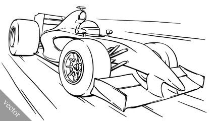 child's funny cartoon formula race car vector illustration art Stock Vector | Adobe Stock F1 Car Drawing Easy, Auto Clipart, Auto Racing Art, Car Drawing Easy, Pencil Drawings For Beginners, F1 Art, F1 Wallpaper Hd, F1 Car, Cool Car Drawings