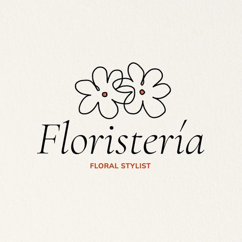 Flower shop logo, editable aesthetic business branding template design | premium image by rawpixel.com / Wan Logo Design Flower Shop, Flower Store Logo, Flower Logo Design Graphics, Flower Business Logo, Logo For Flower Shop, Aesthetics Logo Design, Flower Logo Design Ideas, Flower Shop Logo Design, Florist Logo Design