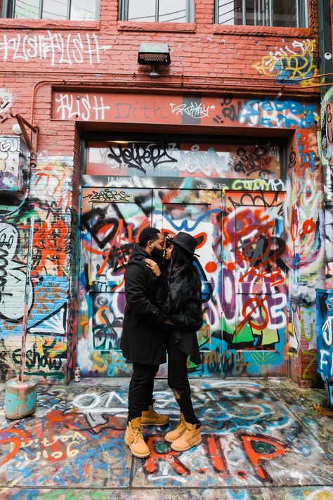 Graffiti Wedding Photos, Graffiti Engagement Photos, Baltimore Graffiti, Graffiti Wall Photoshoot, Graffiti Photoshoot, Graffiti Board, Graffiti Alley, Sunset Shoot, Boyfriend Stuff