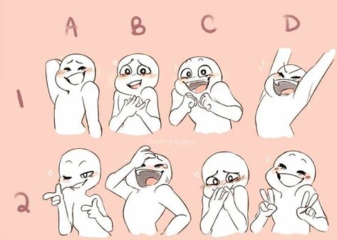 Emotions Excited Face, Drawing Face Expressions, Drawing Expressions, 인물 드로잉, Art Memes, Art Poses, Drawing Tutorials, Anime Poses Reference, Facial Expressions