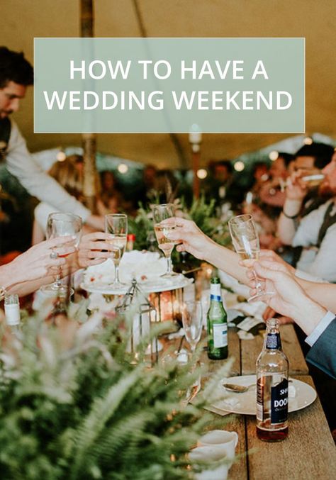 How to have a wedding weekend | a weekend long wedding | Alternative wedding ideas | wedding ideas | hosting a weekend long wedding #weddingweekend #weddingideas Weekend Wedding Ideas, Ideas With Boyfriend, Alternative Wedding Ideas, Family Style Weddings, Wedding Estate, Classic Wedding Inspiration, Airbnb Wedding, Weekend Ideas, Weekend Wedding