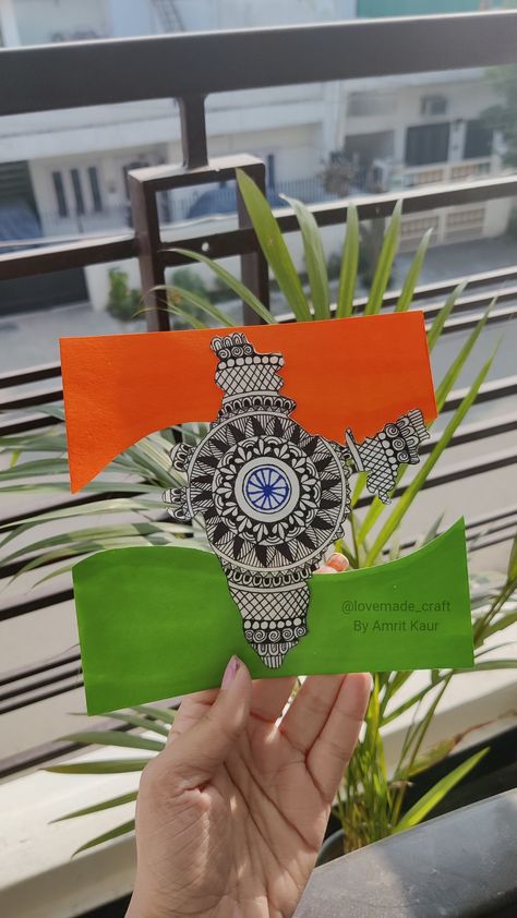 This is Indian flag Mandala design...hope you all love it.. please show your love and support ♥️🙏🏻 Inpendence Day Painting, Republic Day Doodle Art, Craft Ideas For Republic Day, Tricolour Mandala Art, 26 January Republic Day Mandala Art, 15 August Art And Craft, Indipandans Day Creative, Mandala Art On Independence Day, Indipendente Day Craft Idea For