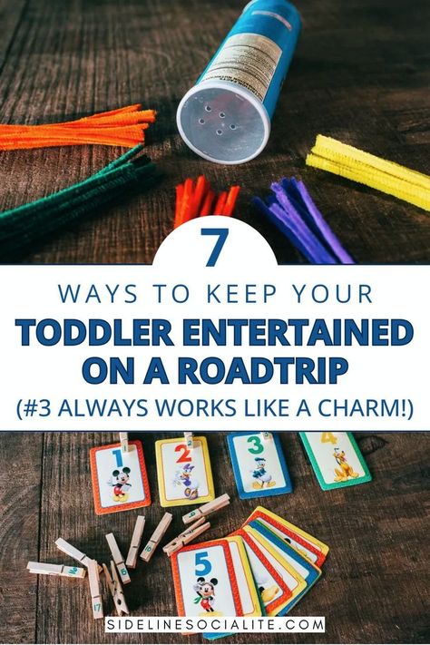 Road Trip Toddlers, Toddler Road Trip Activities, Toddler Car Activities, Kid Road Trip Activities, Road Trip Toys, Toddler Travel Activities, Road Trip Entertainment, Toddler Road Trip, Travel Tips With Toddlers