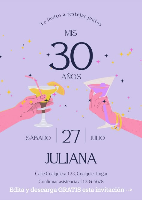 Celebra tu cumpleaños con estilo y elegancia utilizando esta invitación virtual de Canva. Con un diseño minimalista es perfecta para una celebración femenina y sofisticada. Esta plantilla es totalmente editable y gratuita. Personalízala fácilmente y descárgala desde el enlace en la imagen para enviar a tus invitados. Ideal para fiestas de cumpleaños de mujeres de todas las edades. #CumpleañosMujer #InvitaciónFiesta #PlantillaEditable  #DiseñoElegante  #FiestaMinimalista #ExplorandoLaCreatividad Ideas Cumpleaños Mujer, Cowboy Themed Birthday Party, Virtual Invitations, Recipe Book Templates, Birthday Invitation Card, Cute Birthday Pictures, Valentines Day Activities, Birthday Template, Easter Activities