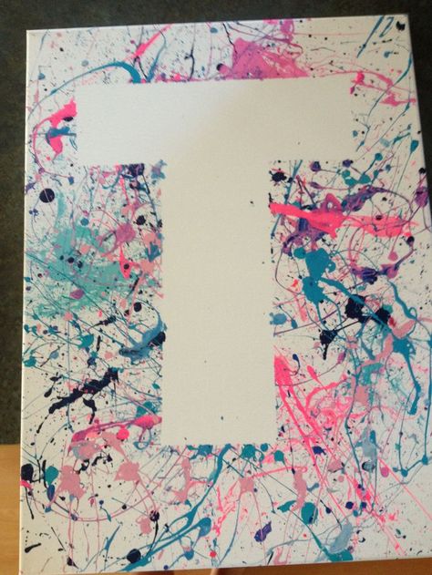 Splatter Paint Canvas, Painted Initials, Blowing Up Balloons, Tapeta Harry Potter, Splatter Art, Splatter Paint, Up Balloons, Paint Canvas, Seni Cat Air