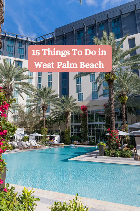 Home to a breathtaking waterfront, bustling entertainment districts and scenic neighborhoods, West Palm Beach is a lot more than just palm trees and beaches.☀️ 🌴  With sunny skies, picture-perfect weather, and exciting outdoor and cultural attractions, this vibrant destination offers visitors a paradise of year-round entertainment. Here's 15 things you must do in West Palm Beach, FL! #ThePalmBeaches #LOVEThePalmBeaches Palm Beach Shores Florida, Things To Do In Palm Beach Florida, Things To Do In West Palm Beach Florida, West Palm Beach Florida Things To Do In, Palm Beach Restaurants, Palm Bay Florida, The Breakers Palm Beach, Downtown West Palm Beach, Breakers Palm Beach