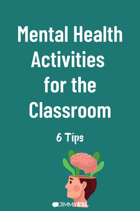 In this post, you’ll find tips how you as the teacher can recognize mental health issues of your students, as well as what mental health activities you can incorporate in your lessons. Mental Health Month Elementary School, Mental Health Day Activities Eyfs Ideas, Mental Health Lessons For Kids, Mental Health Activity Ideas High School, Health Education Activities, Mental Health Activity Ideas, Mental Health Kids, Teacher Mental Health, Mental Health Awareness Activities