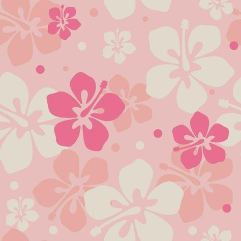 floral tropical hawaiian seamless pattern background with abstract hibiscus flower. AAPi background, modern creative print. Pink cute summer vacation wallpaper Pink Tropical Aesthetic, Summer Vacation Wallpaper, Abstract Hibiscus, Hawaiian Background, Vacation Wallpaper, Cute Pink Background, Logo Banners, Hibiscus Flower, Summer Patterns