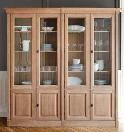 Dining Cupboard, Crockery Cabinet Design, Wooden Cupboard Design, Crockery Cabinet, Dining Room Furniture Design, Crockery Unit Design, Eksterior Modern, Crockery Unit, Wooden Cupboard