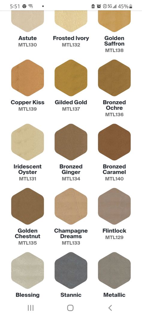 PPG metallic paint colors for theatre room... bronze Metalic Paint Colors, Deep Gold Paint Color, Gold Brown Paint Color, Metallic Gold Paint Colors For Walls, Bronze Colour Palette, Bronze Wall Paint, Golden Paint Colors, Gold Paint Colors For Walls, Bronze Accent Wall