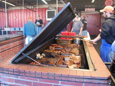 16. Cooper's Old Time Pit Bar-B-Que (Llano, Texas) Llano Texas, Pickles Onions, Pit Bbq, Texas Restaurant, Texas Barbecue, New Braunfels Texas, Texas Bbq, Barbecue Restaurant, Bar B Que