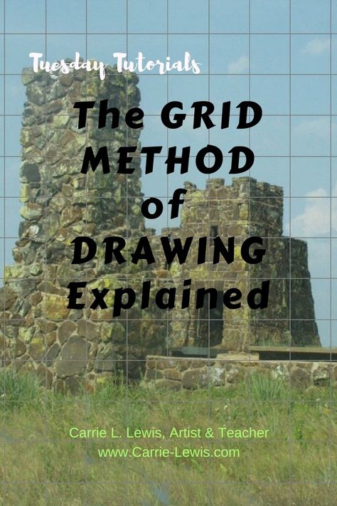 The Grid Method of Drawing Explained Drawing Tut, Drawing Grid, Beginner Drawing Lessons, Grid Drawing, Drawing Classes, Drawing Books, Acrylic Tutorials, Pencil Drawing Tutorials, Art Colour