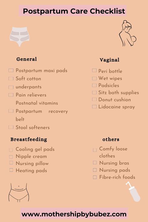 postpartum care checklist Body Changes During Pregnancy, Perineal Tear, Mother Feeding, Postpartum Essentials, Hospital Bag Checklist, New Mama, New Parent Advice, Baby Care Tips, Post Partum