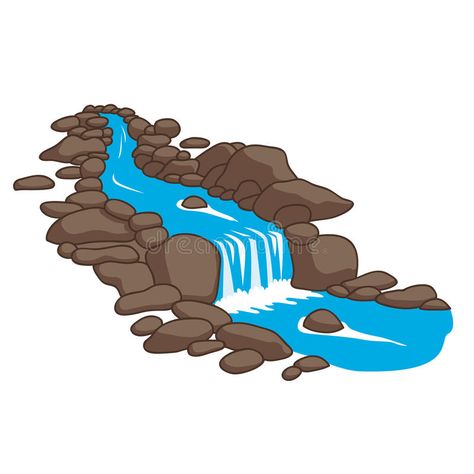 River flowing down stream across a stones. Blue river flowing down stream across , #ad, #stones, #Blue, #stream, #River, #flowing #ad River Drawing, Caim E Abel, River Flow, River Flowing, Bible Stories For Kids, Blue River, Concept Art Drawing, Cartoon Background, Art Drawings For Kids