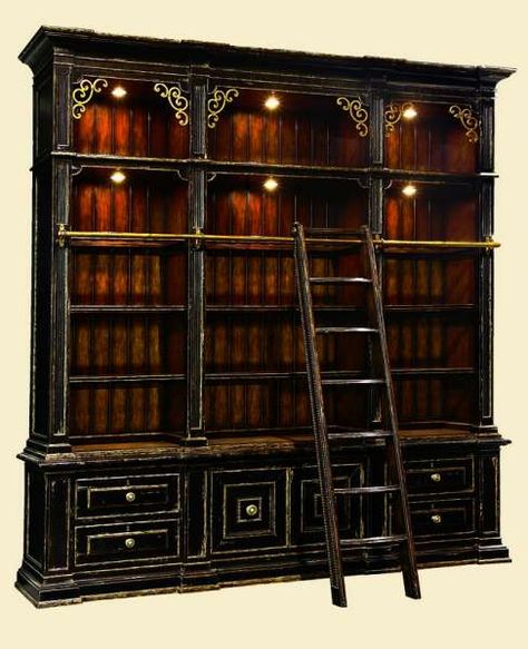 Antique Library Cabinet, Victorian Style Bookshelf, 1920s Bookshelf, French Bookshelf, Victorian Bookshelf, Gothic Bookcase, Marge Carson Furniture, Old Bookshelf, Victorian Library