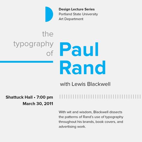 Typographic hierarchy. Via walking paper. #typography #design Hierarchy Examples, Design Hierarchy, Paper Typography, Lecture Poster, Typographic Layout, Typo Poster, Graphic Design Images, Visual Hierarchy, Paul Rand