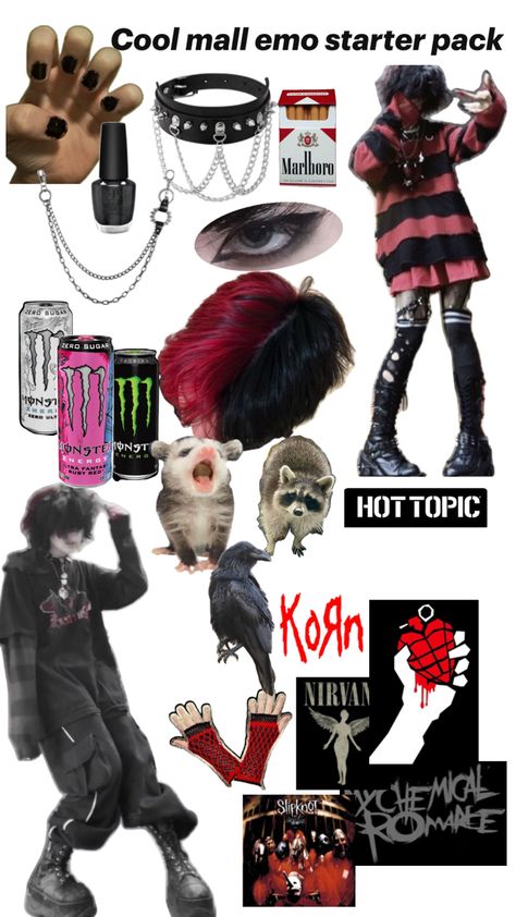 Emo Starter Pack, Dark Kawaii, Music Recommendations, Alternative Outfits, Starter Pack, Pretty Outfits, Pretty People, Fashion Outfits