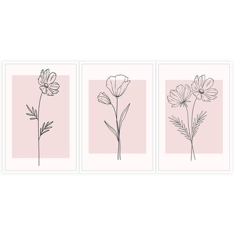 PRICES MAY VARY. 【Floral Canvas Wall Art】Set Of 3 Size Is 12x16in Unframed This Delightful Collection Contains 3 Stylish And Fashion Prints. Our Chrysanthemum Poster Is The Perfect Addition To Create A Trendy And Inspiring Space. Lightweight Construction, Sleek Elegance, Making It A Great Choice For Essential Home Decor. 【Pink Wall Decor】Our Botanical Prints Painting Is Crafted Using Only The Finest High-End Canvas, Ensuring Durability And A Premium Finish. We Take Pride In Using Environmentally Zen Wall Decor, Modern Minimalist Aesthetic, Flowers Prints, Posters Modern, Aesthetic Canvas, Pink Wall Decor, Dorm Wall Decor, Floral Wall Art Canvases, Painting For Home