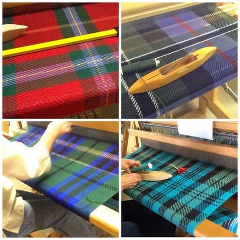 Weaving Loom Projects, Tartan Blanket, My Schedule, Thursday Morning, Plaid Blanket, Patterned Scarves, Weaving Patterns, Still Working, Loom Weaving