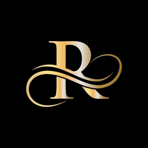 R Monogram Letter, R R Logo Design, R Letter Aesthetic, R Name Logo, Luxury Logo Ideas, R Design Letter, R Letter Images, R Logo Design Ideas, Logo Herbal