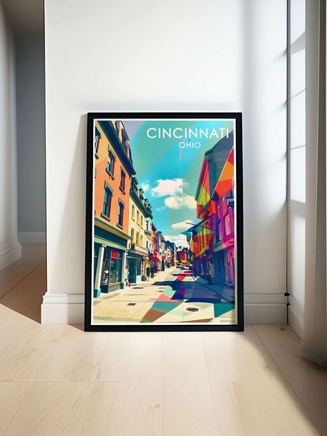 Cincinnati Art Print Findlay Market Decor Ohio Wall Art Cincinnati Gift Tcincinnati Skyline Poster Ohio Art Print - Etsy Kenya Ohio Wall Art, Market Decor, Cincinnati Skyline, Cincinnati Art, Ohio Travel, Historical Landmarks, Poster Collection, Historical Architecture, Modern Buildings