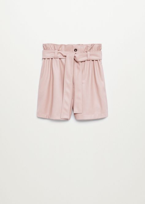 Mango Shorts, Gamine Style, Soft Gamine, Rose Pastel, Shorts Women, Designer Shorts, Leather Shorts, Timeless Fashion, Work Wear