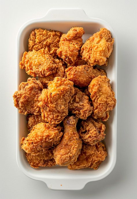 Traditional Fried Chicken recipe that's a hit every time. Crispy and full of flavor. Fried Chicken Menu Ideas, Fried Chicken Wallpaper, Chicken Fried Recipes, Fried Chicken Aesthetic, Chicken Fry Recipes, Aesthetic Meals, Commercial Deep Fryer, Fried Chicken Dinner, Chicken Aesthetic