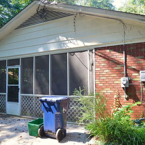 Turning Carport Into Bedroom, Carport Conversion To Bedroom, Wall Cutout, Flip House, House Flip, House Details, Diy Kitchen Island, Flipping Houses, Diy Home Improvement