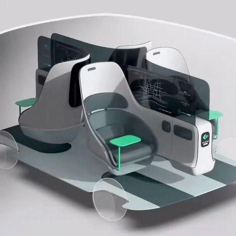 Autonomous Vehicle Interior, Autonomous Car Interior, Car Product Design, Interior Product Design, Future Car Design, Future Product Design, Future Car Concept, Car Interior Concept, Concept Car Interior Design