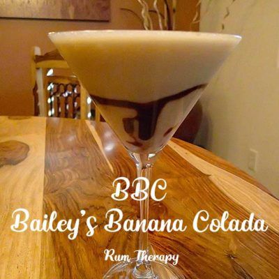 BBC-Bailey's Banana Colada | Rum Therapy Bbc Drink, Baileys Drinks Cocktails, Rum Drink Recipes, Island Drinks, Banana Colada, Drinking Ideas, Banana Cocktails, Baileys Drinks, Banana Syrup