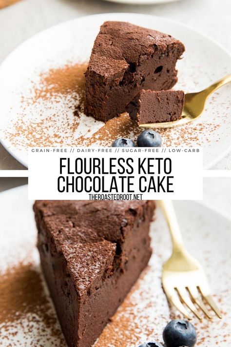 Rich Chocolate Cake Recipe, Sugar Free Chocolate Cake, Flourless Chocolate Cake Recipe, Keto Chocolate Cake, Flourless Chocolate Cake, Flourless Cake, Low Carb Low Sugar, Sugar Free Low Carb, Keto Cake