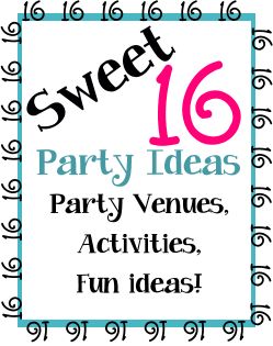 Sweet 16 party venues, activities and fun ideas for girls Sweet sixteen parties - https://birthdaypartyideas4kids.com/sweet-16-ideas.html Party Fun Ideas, Sweet 16 Ideas, 16 Party Ideas, Sweet 16 Party Ideas, Sweet 16 Themes, Birthday Party Snacks, Party Ideas For Kids, Sweet 16 Party, Sweet 16 Gifts