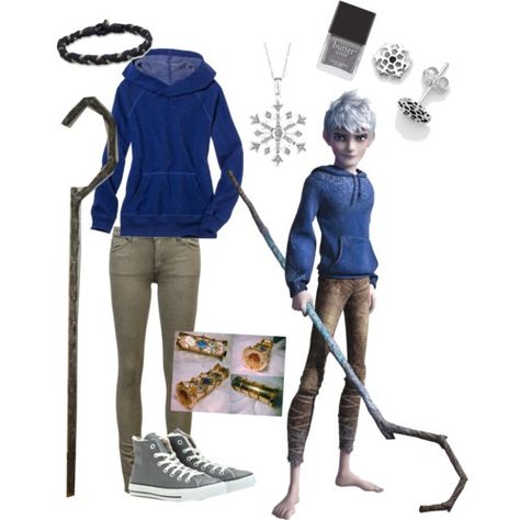 Jack Frost outfit Jack Frost Inspired Outfits, Jack Frost Halloween Costumes, Jack Frost Outfit, Jack Frost Costume, Jack Frost Cosplay, Diy Pants, Movie Inspired Outfits, Geek Clothes, Disney Bound Outfits