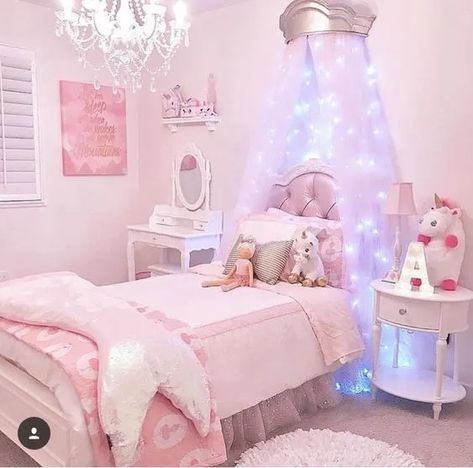 Princess Room Decor Ideas - HubPages Bilik Perempuan, Unicorn Bedroom, Princess Bedroom, Princess Room, Girl Bedroom Designs, Bilik Tidur, Toddler Bedrooms, Girl Bedroom Decor