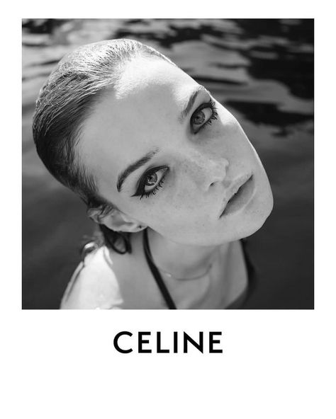 Lulu Tenney | More @celine by @hedislimane ❤️🌹❤️ | Instagram Celine Editorial, Celine 16, Hedi Slimane, Beauty Editorial, Saint Tropez, Summer 2023, Jil Sander, Editorial, Black And White