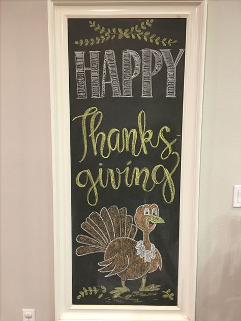 Thanksgiving chalkboard turkey lettering with chalk Chalkboard Art November, Thanksgiving Chalkboard Art Turkey, Thanksgiving Blackboard Ideas, Turkey Chalkboard Art, Chalkboard Turkey, Turkey Chalkboard, Thanksgiving Chalk Art, Thanksgiving Chalkboard Ideas, Thanksgiving Chalkboard Art