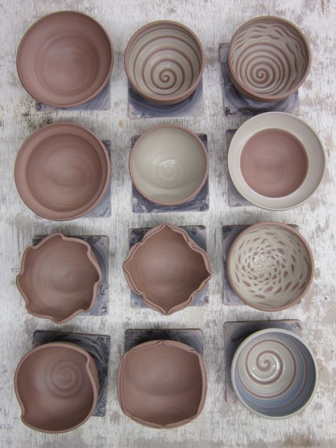 variety of bowl shapes - throwing practice, make one of each? Pottery Bowl Shapes, Ceramic Bowl Shapes, Bowl Throwing, Winter Ceramics, Bowl Shapes, Pottery Shapes, Ceramics Bowls Designs, Ceramic Pinch Pots, Ceramics Pottery Bowls